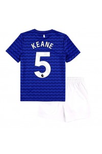 Everton Michael Keane #5 Jalkapallovaatteet Lasten Kotipeliasu 2025-26 Lyhythihainen (+ Lyhyet housut)